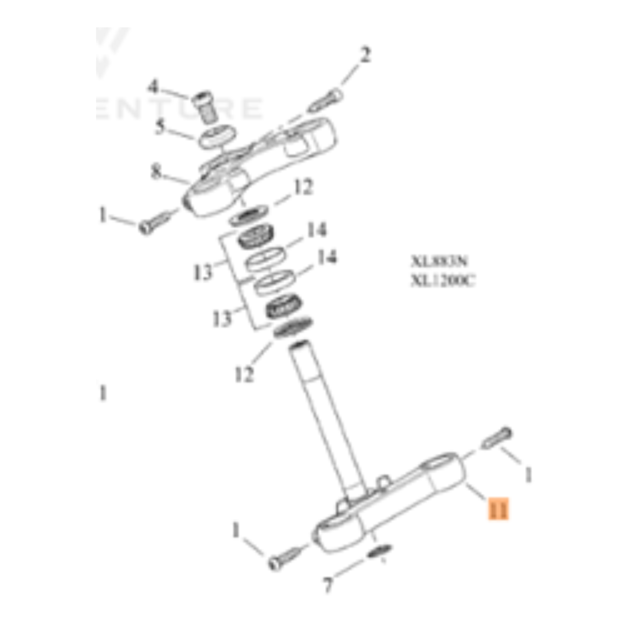 ぐりたん　1223 Lower Triple Tree Stem Pinch Bolt fits Harley Davidson | eBay