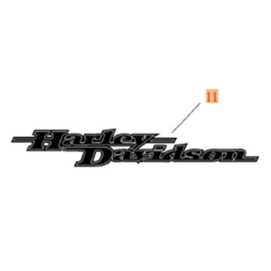 Harley-Davidson® Left Fuel Tank Medallion - Street Glide