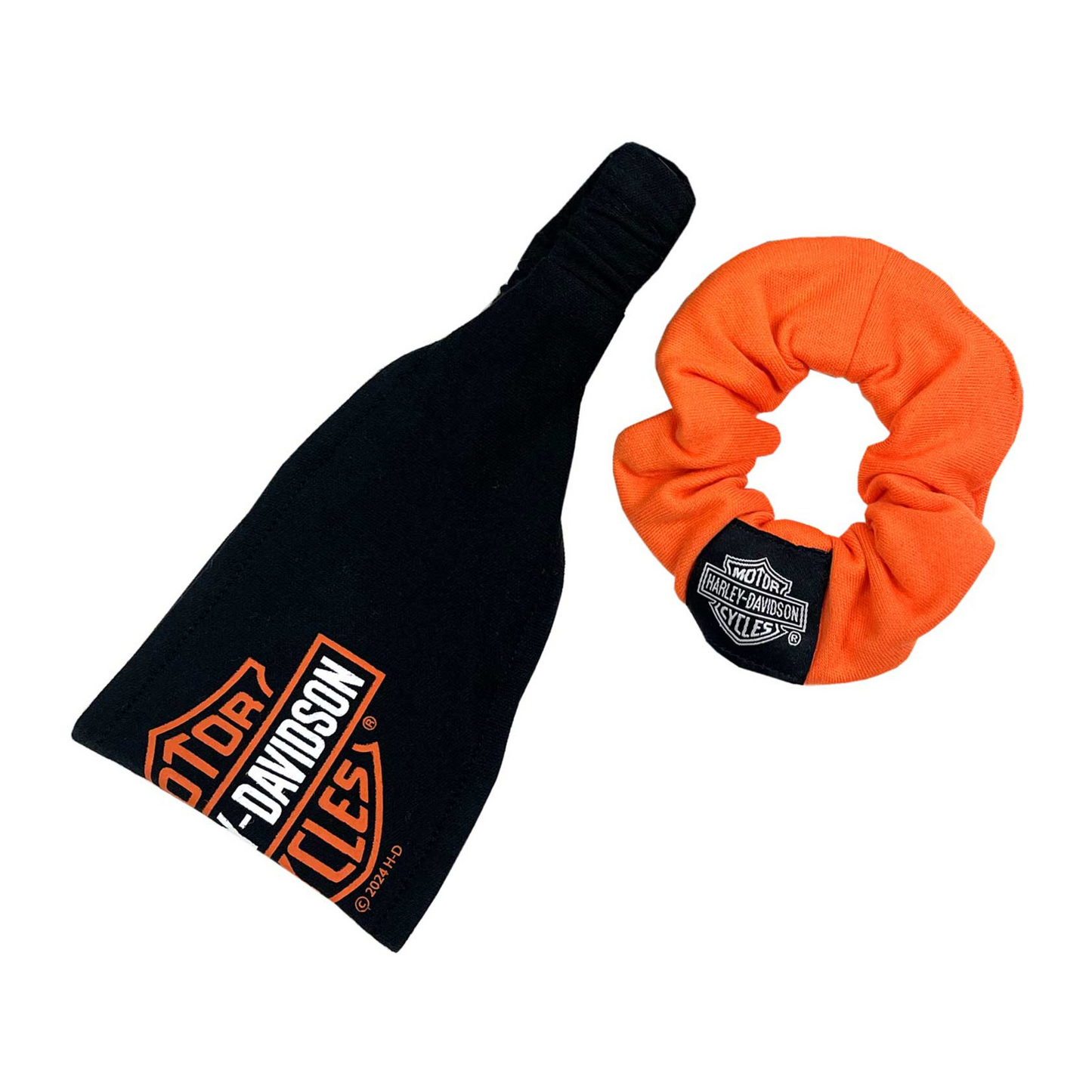 Harley-Davidson® Girls' 2-Pack Hair Accessories Set - Scrunchie & Headband