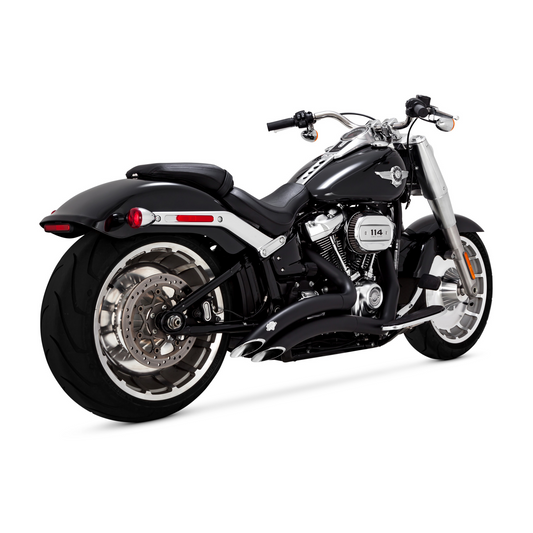 Vance & Hines Big Radius 2-2 PCX - Black - '18-'24 Fat Boy and Breakout