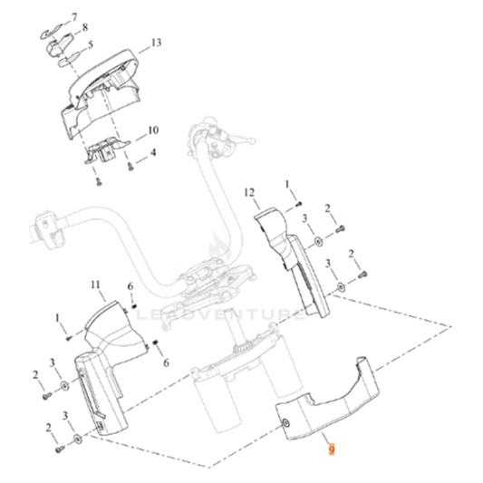 Harley-Davidson® Chrome Fairing Skirt - Road Glide '17-'23