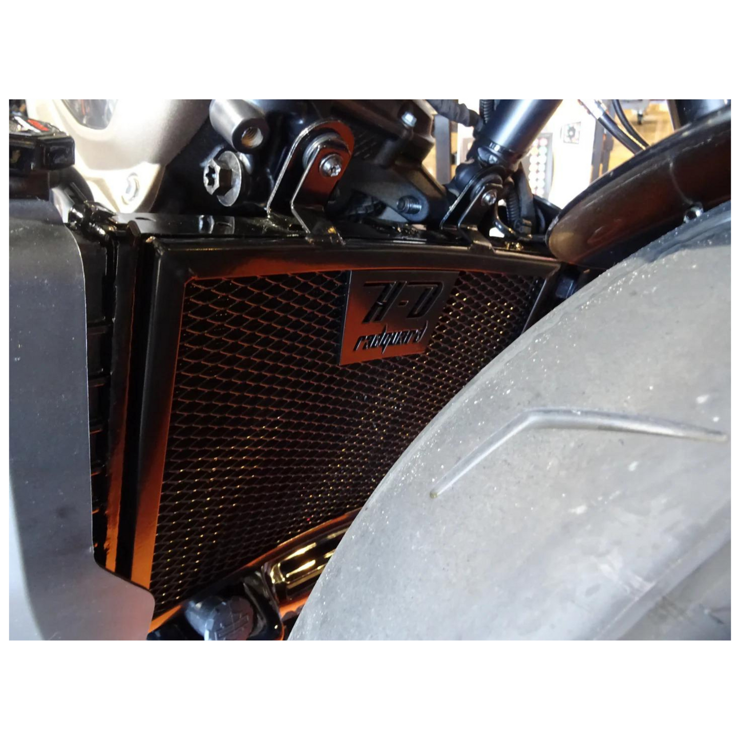 Harley Davidson Sportster S Radiator Guard - Black