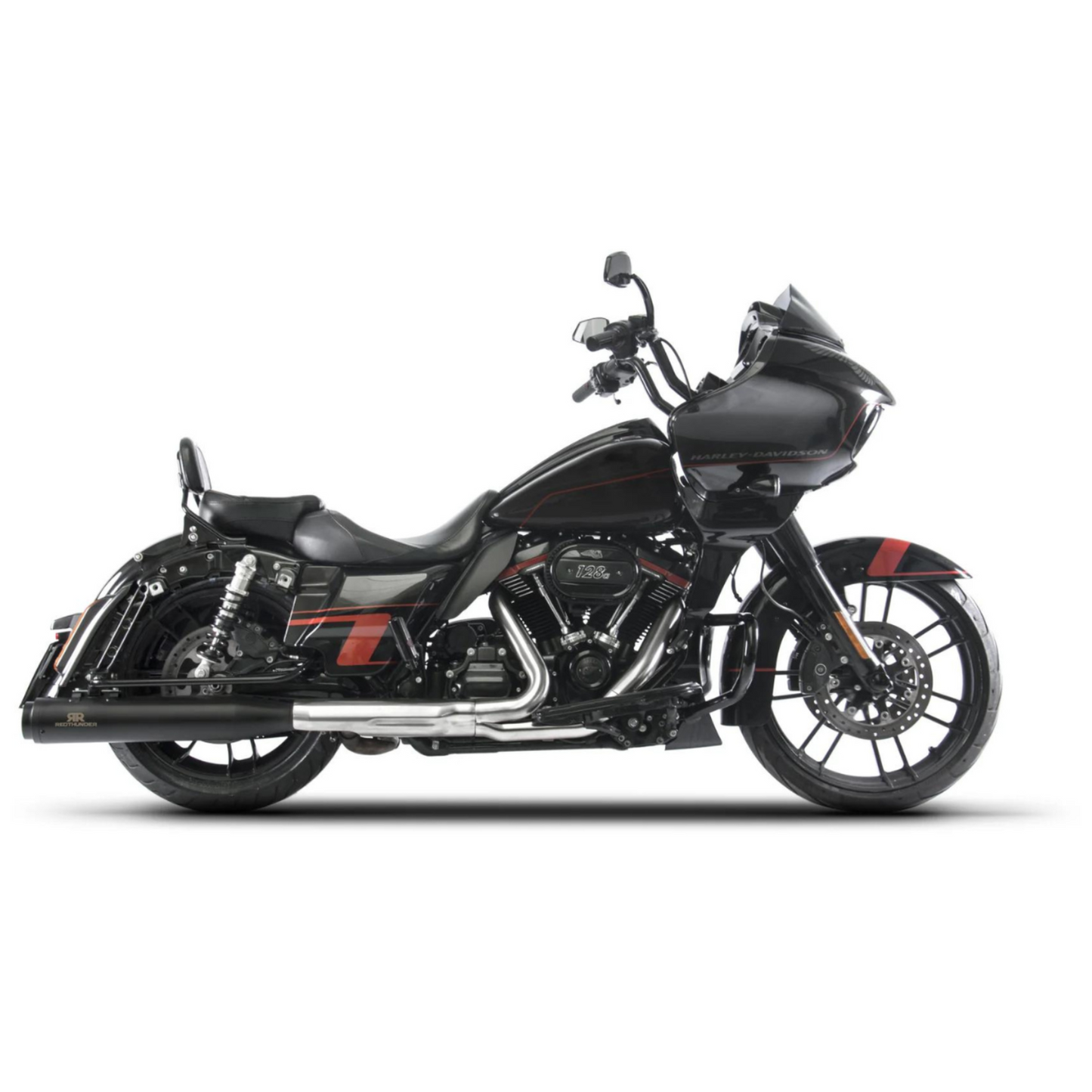 Redthunder 4.5’’ Touring Slip-On mufflers - M8 2017 - Present - Black