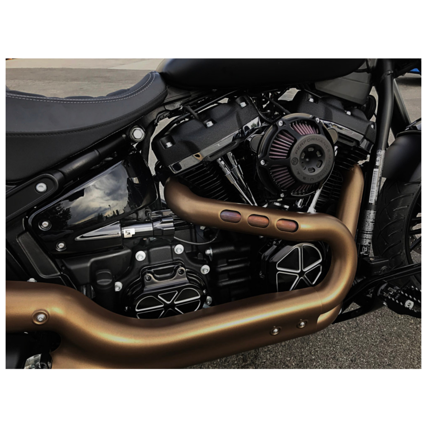 Progressive Suspension - 465 Series - 12.2in. Rear Shock Absorber With Remote Adjustable Preload & Standard Spring Rate – Black