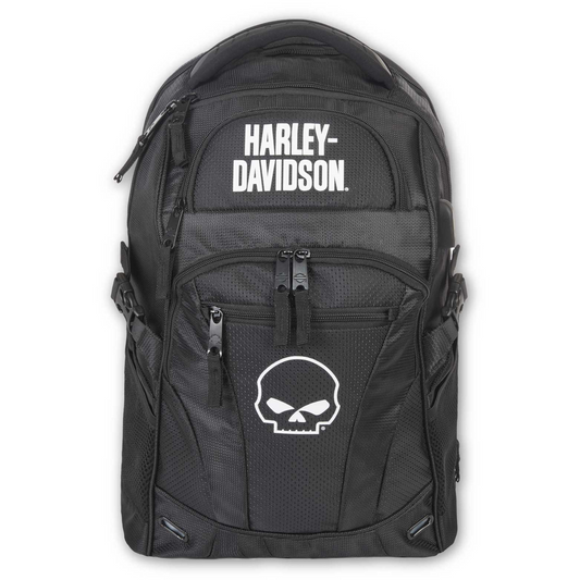 Harley-Davidson® Willie G Skull Logo Renegade Lightweight Backpack - Black