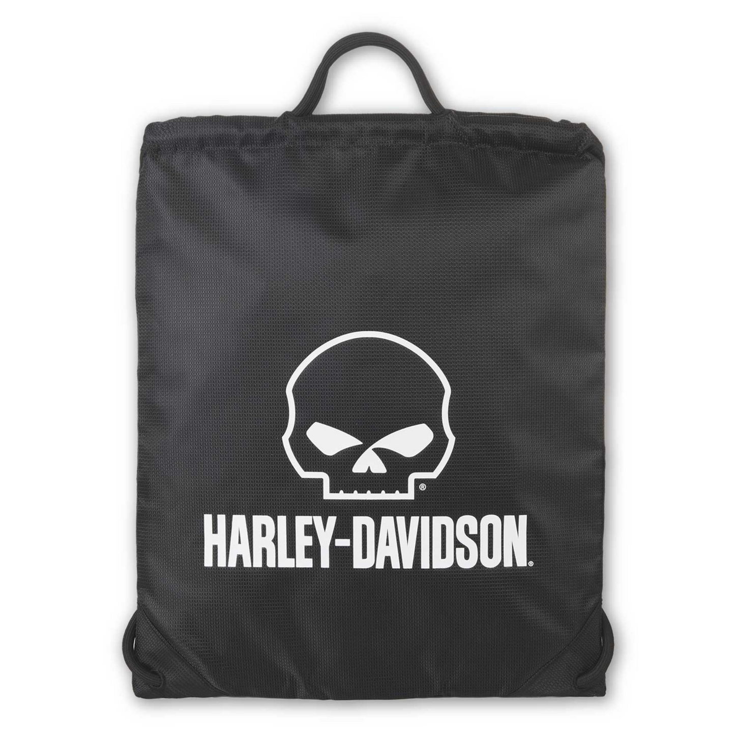 Harley-Davidson® Willie G Skull Logo Rugged Polyester Quick-Draw Backpack - Black