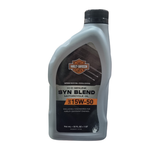 Harley-Davidson® Syn Blend 15W-50 Motor Oil - 1 Quart