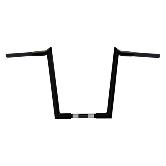 Wild One - Chubby Hooked Ape Hanger Handlebar - Gloss Black - 14in. x 1-1/4in