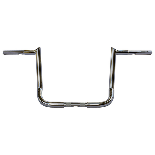 Wild One - Chubby Bagger Hooked Ape Hanger Handlebar - Chrome - 14in. x 1-1/4in - Fits Ultra and Street Glide Models 1996up