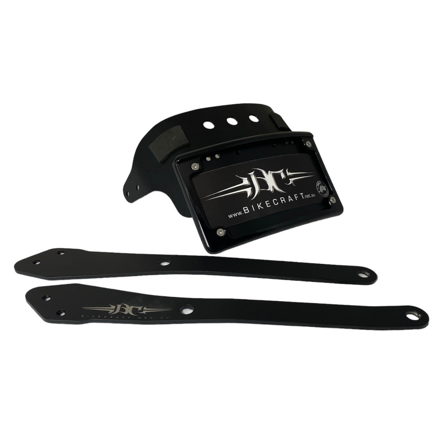 Bikecraft - Fender Eliminator Tail Tidy - 3-1 Taillights - Fat Bob '18-'24