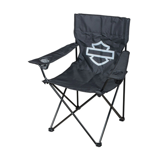 Harley-Davidson® Deluxe Open Bar & Shield Folding Chair