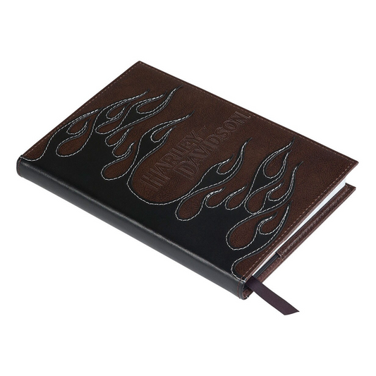 Harley-Davidson® Leather Flames Journal
