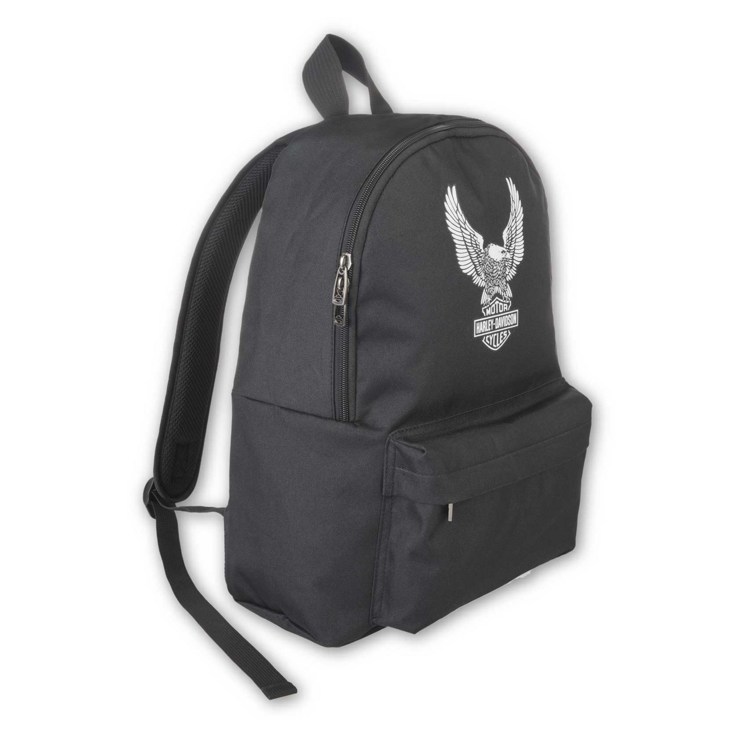 Harley-Davidson® Eagle Rugged Graphic Backpack w/Padded Adjustable Straps - Black