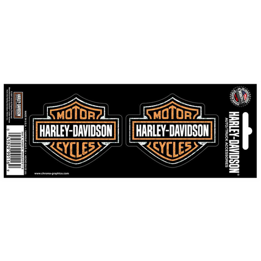 Harley-Davidson® Harley-Davidson® Bar & Shield 2-Piece Holographic Decals - 3" x 2.5"