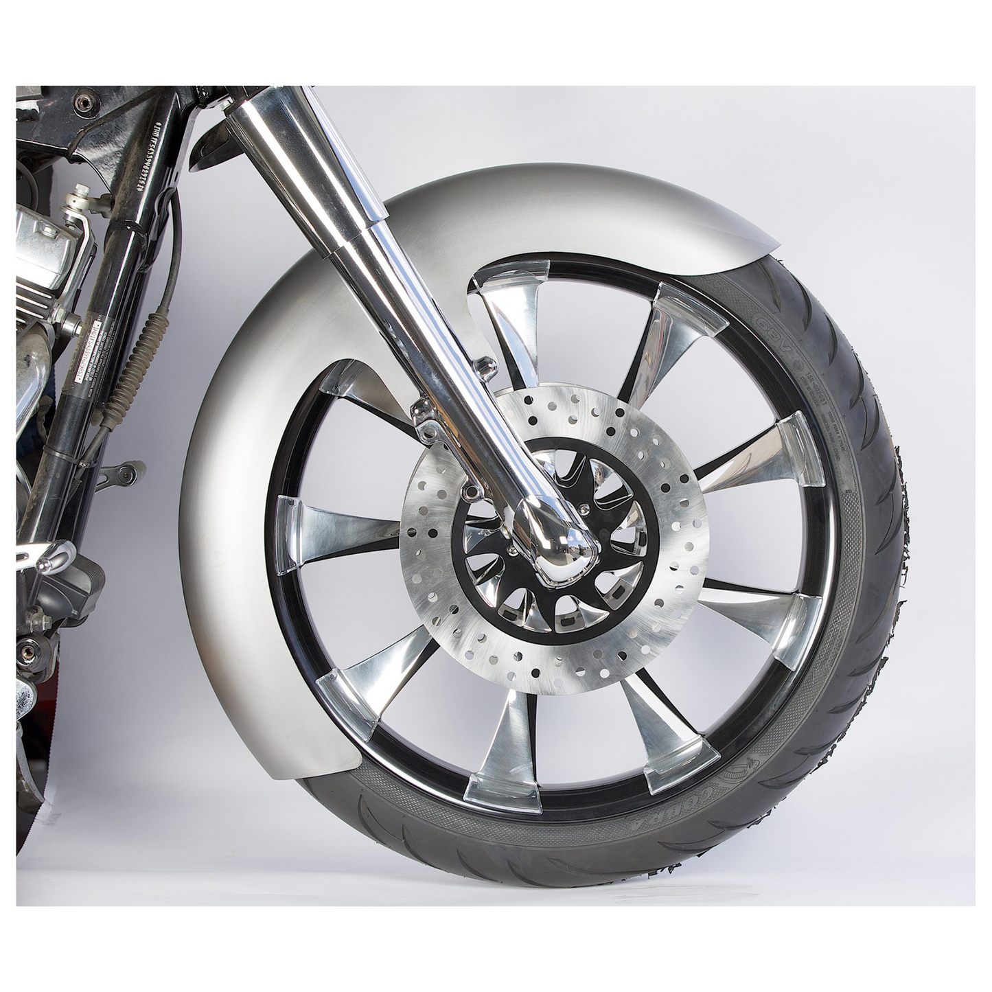 RWD - Straight Cut LS-2 Front Fender - 5-1/2in. Wide -  Fits Most Touring 2014-2024 with 21in. Front Wheel