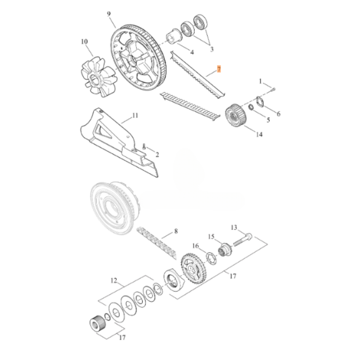 Harley-Davidson® Drive Belt - '17-'24 Touring Models