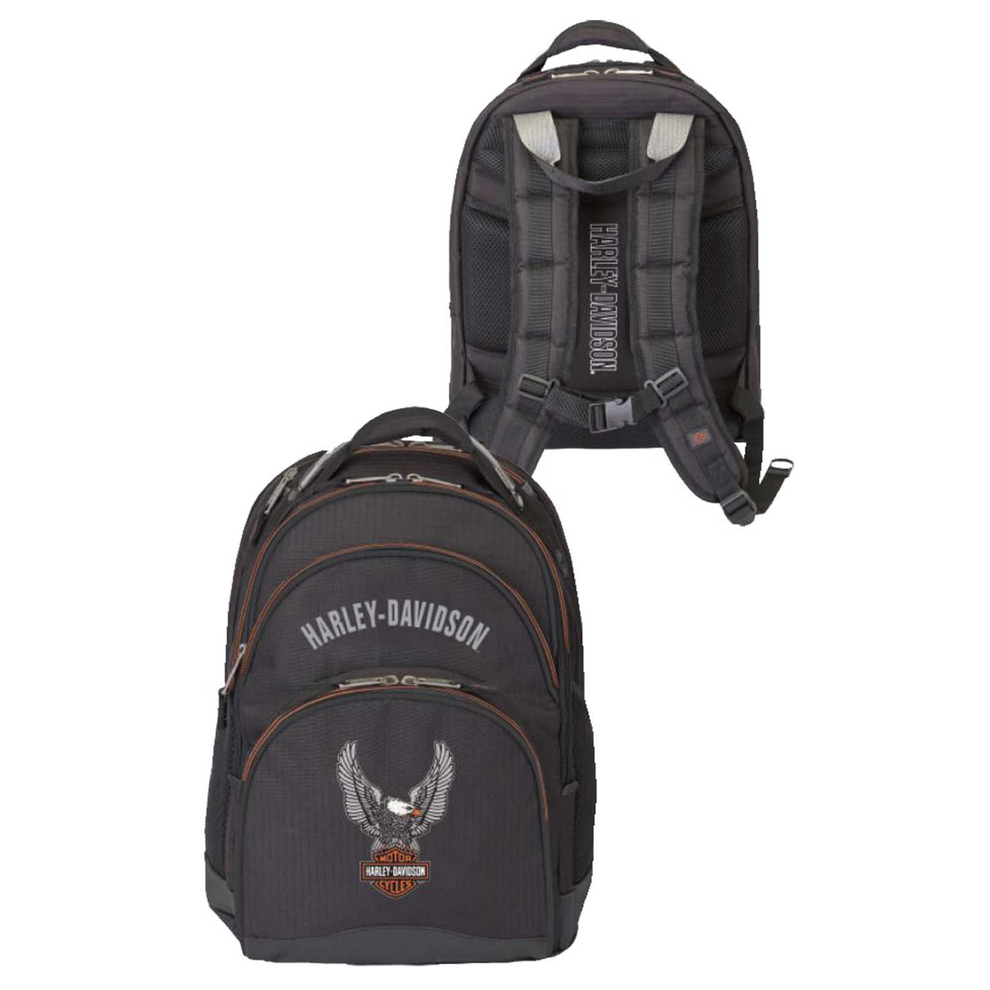 Harley-Davidson® Eagle Bar & Shield Large Backpack - Black