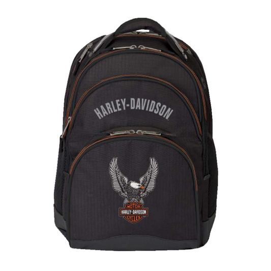 Harley-Davidson® Eagle Bar & Shield Large Backpack - Black