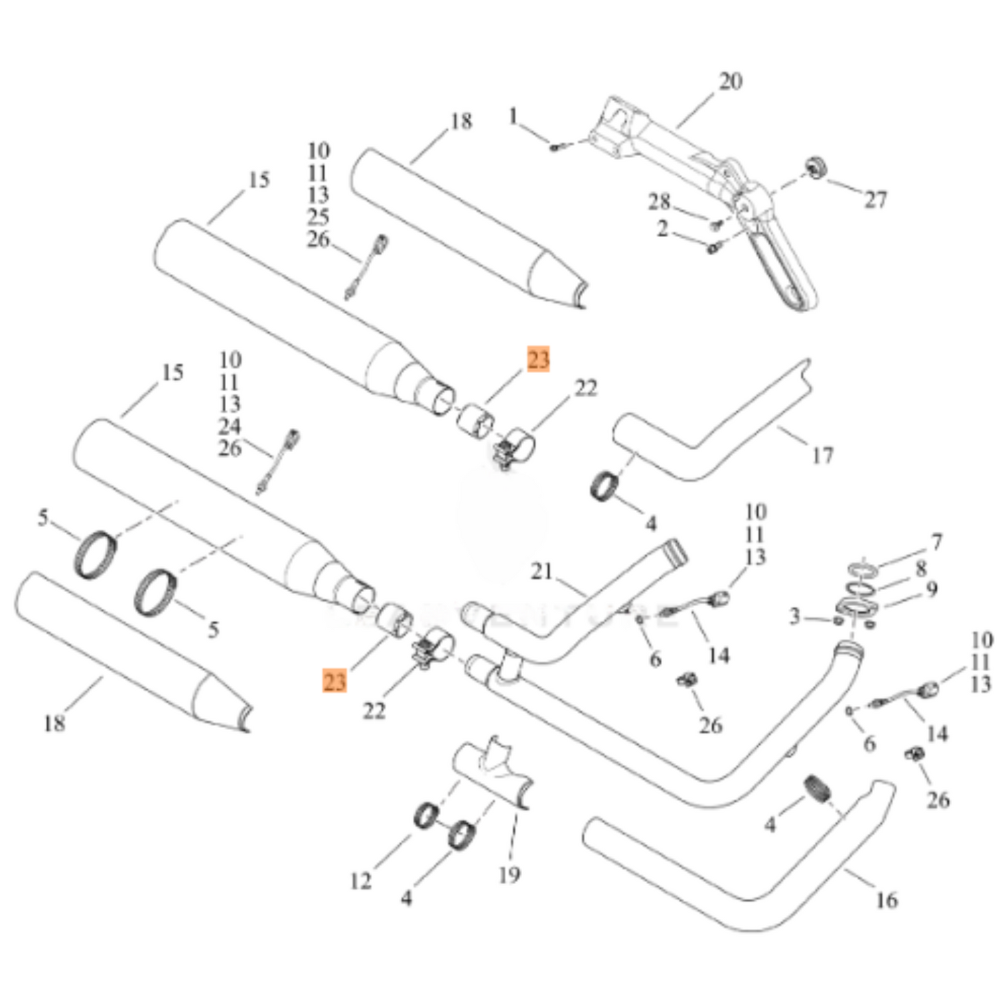 Harley-Davidson® Muffler Exhaust Gasket - Milwaukee-Eight Models