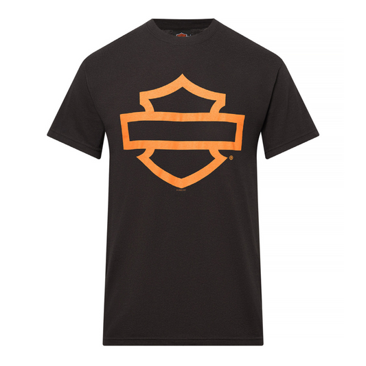 Gasoline Alley Harley-Davidson® Dealer Tee - B&S Outline - Orange
