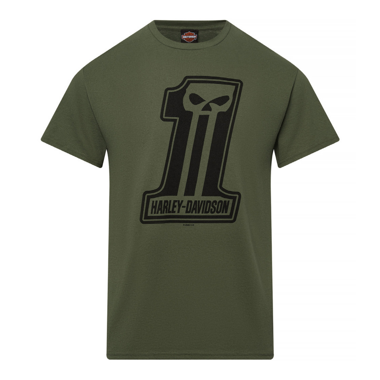 Gasoline Alley Harley-Davidson® Dealer Tee - Dark Trait - Military Green