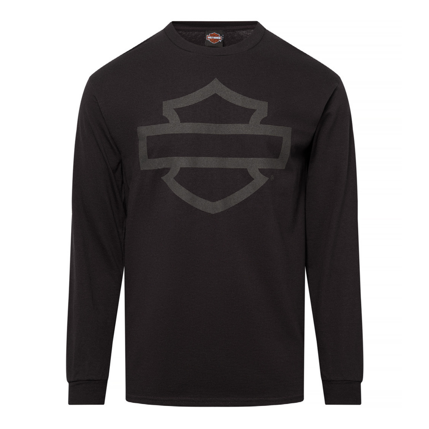Gasoline Alley Harley-Davidson® Long Sleeve Dealer Tee - B&S Outline - Black