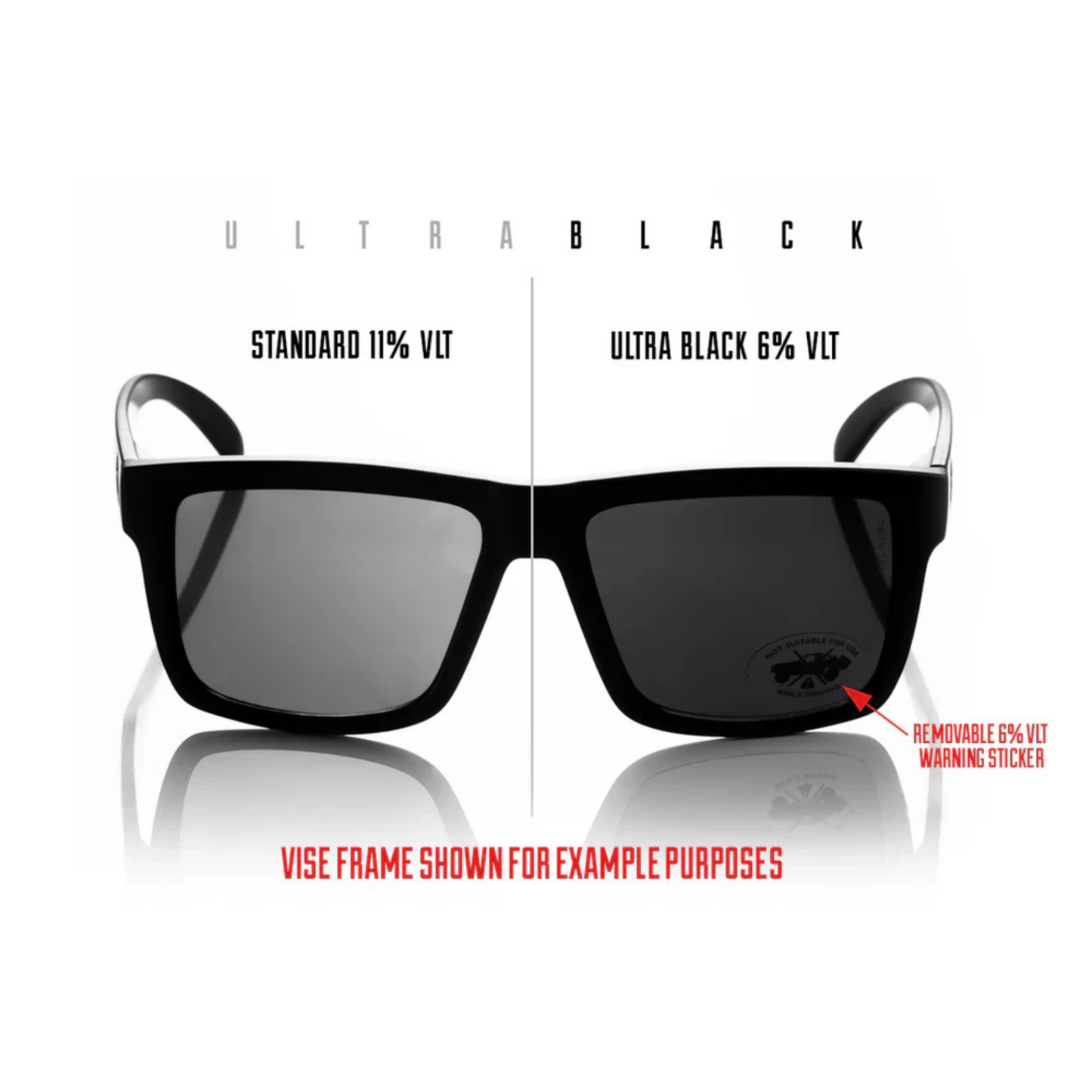 Heat Wave Visual - Vise 787 - Polarized - Ultra Black