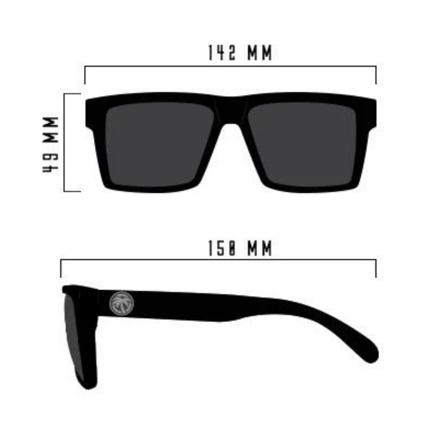 Heat Wave Visual - Vise 787 - Polarized - Ultra Black