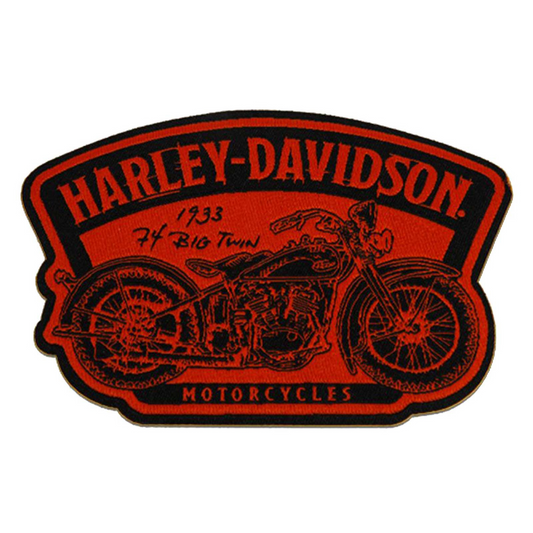 Harley-Davidson® 4.5 inch. Embroidered Timeline Motorcycle Emblem Sew-On Patch