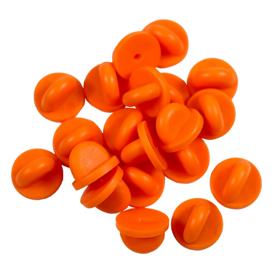 Harley-Davidson® Pin Clutch Backings, Soft Vinyl Comfort Fit Replacement - Qty 20