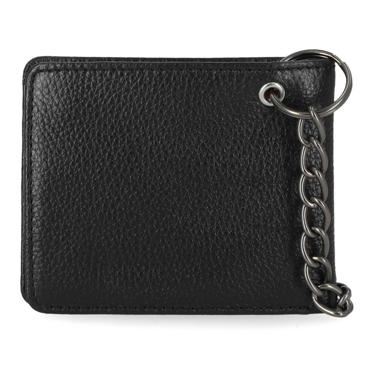 Harley-Davidson® Men's Bar & Shield Core Pebble Biker Chain Bi-Fold Wallet - Black