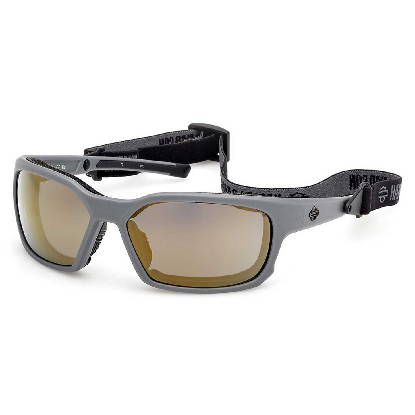 Harley-Davidson® Men's Classic Eagle 2.0 Sunglasses w/ Headstrap - Bronze Mirror