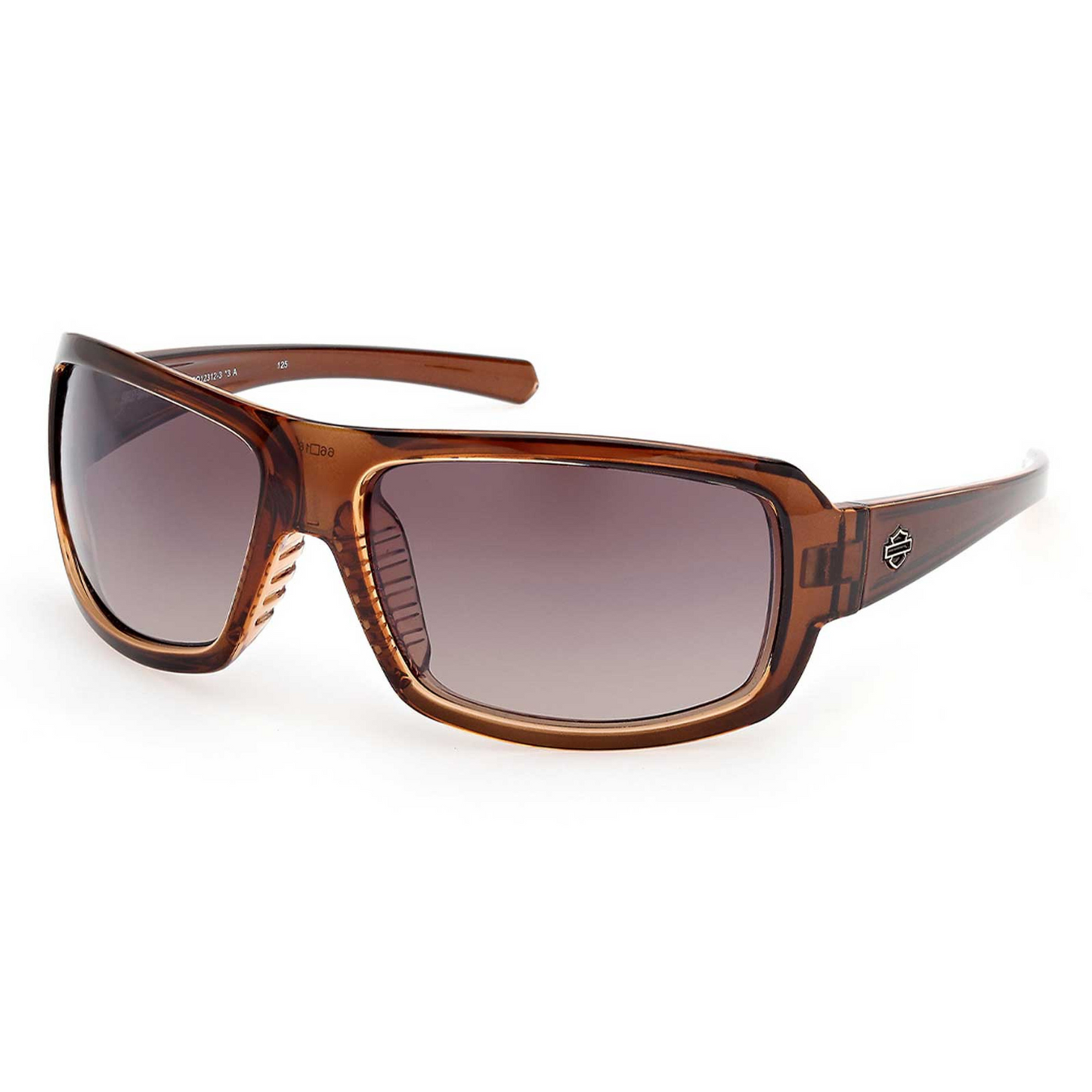 Harley-Davidson® Men's Common Bond Brown Crystal Sunglasses - Brown Gradient Lens
