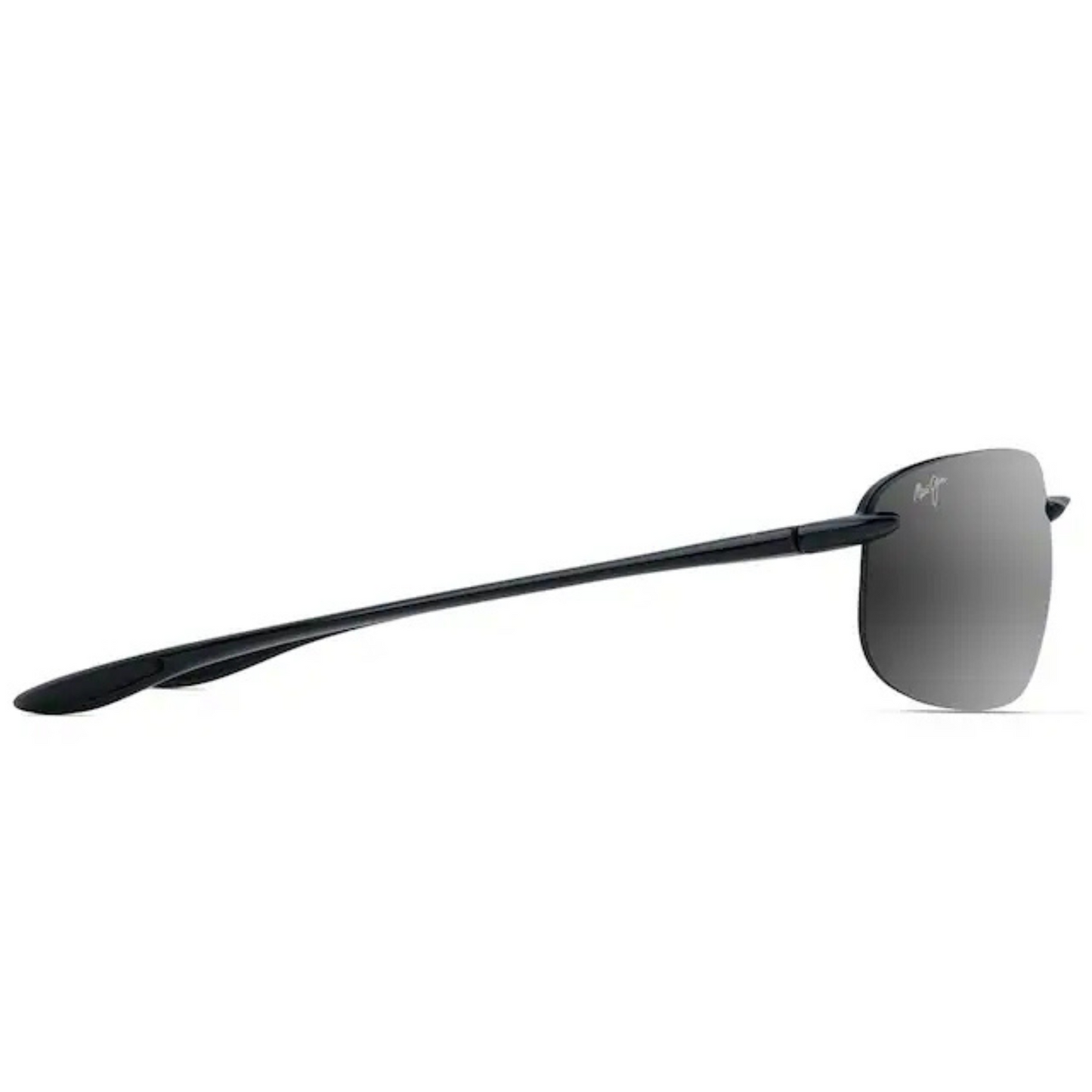 Maui Jim - Ho'okipa XL Polarised Rimless Sunglasses - Gloss Black
