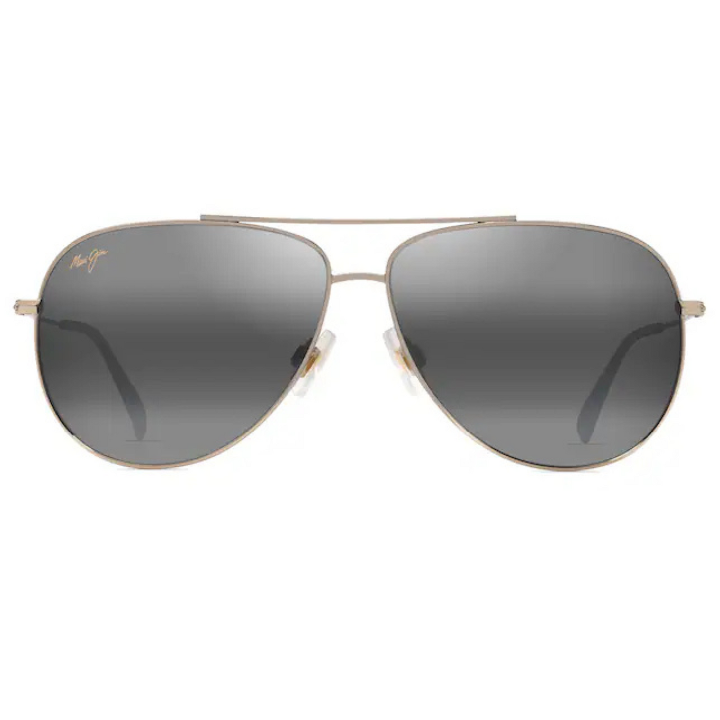 Maui Jim - Hau'oli XL Polarised Sunglasses - Shiny Light Gold with Crystal