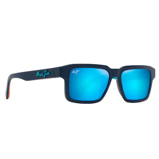 Maui Jim - Kahiko Polarised Sunglasses - Matte Dark Blue