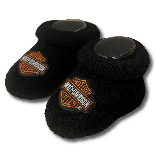 Harley-Davidson® Bar & Shield Baby Booties