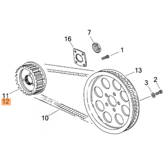 Harley-Davidson® Original Equipment Front Sprocket - '91-'03 Sportster Models