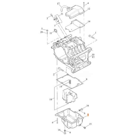 Harley-Davidson® Original Equipment Oil Pan - Dyna Models '99-'17