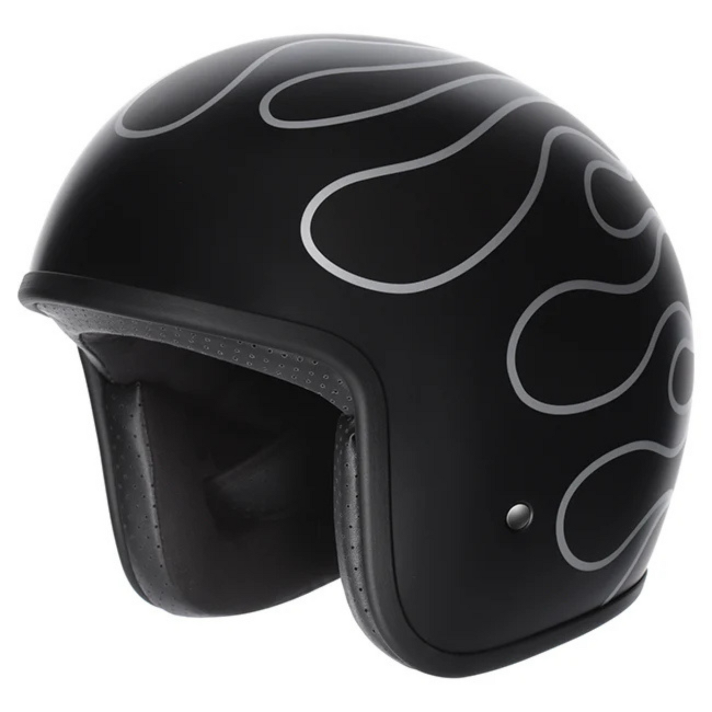 M2R - Prime Flamed Helmet - Black