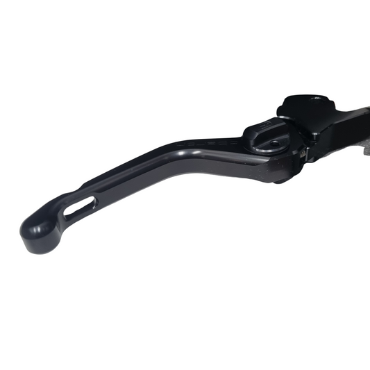 OBERON Harley-Davidson® Airo Adjustable Brake Lever – Softail '15-'24 - Black/Black Switches