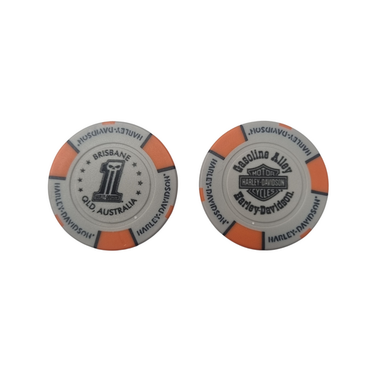 Gasoline Alley Harley-Davidson® Poker Chip - Gray