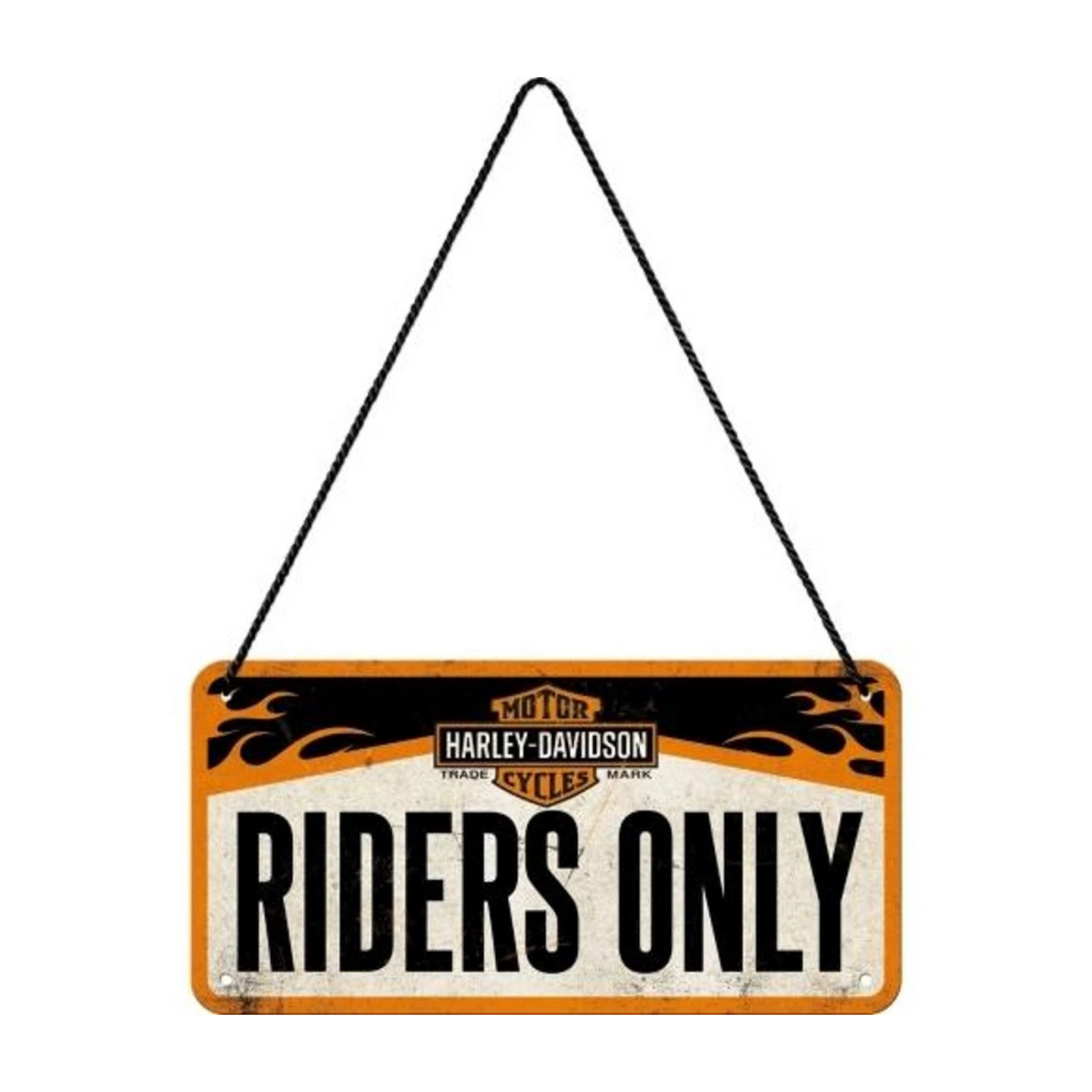 Harley-Davidson® Small Tin Sign - Rider's Only