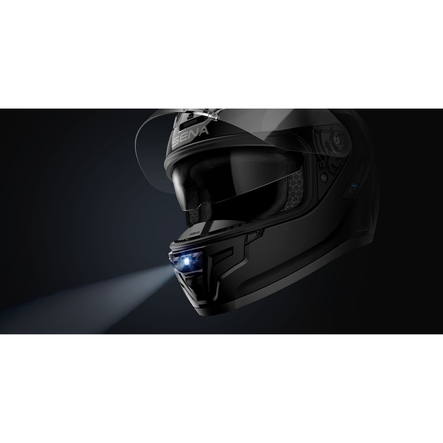 Sena Phantom Full Face Motorcycle Helmet with Mesh Intercom
