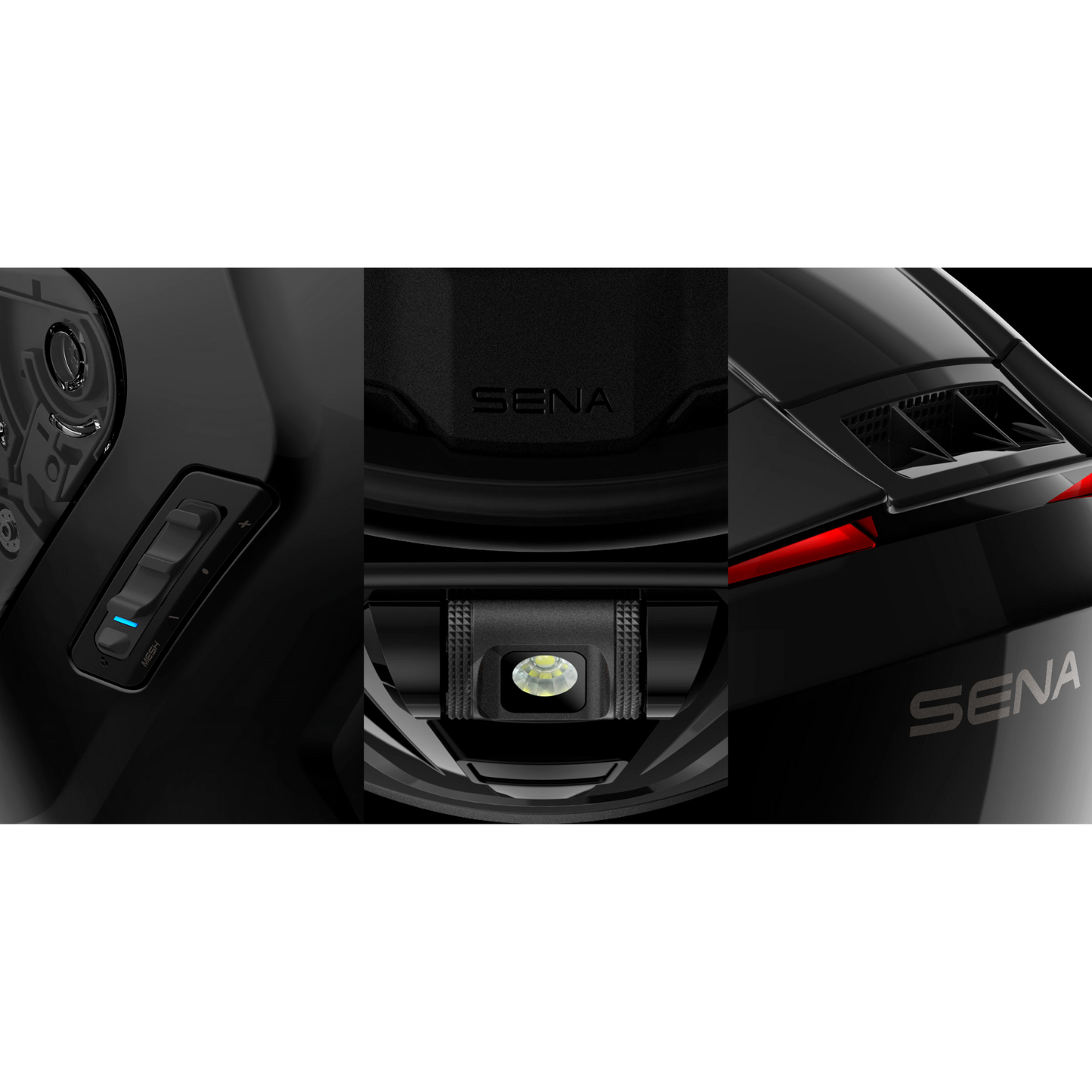 Sena Phantom Full Face Motorcycle Helmet with Mesh Intercom