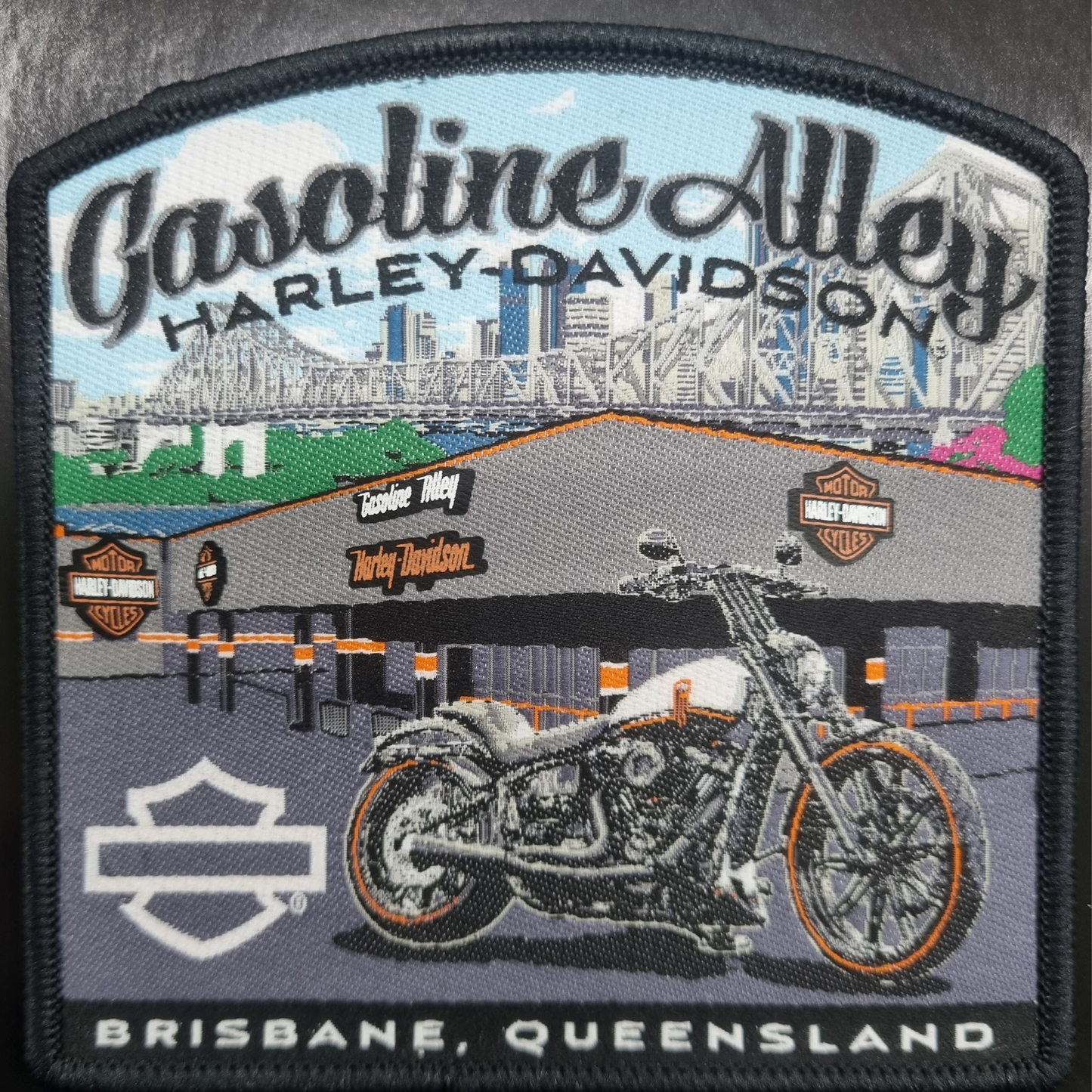 Gasoline Alley Harley-Davidson® Custom Store Front Patch - 4"
