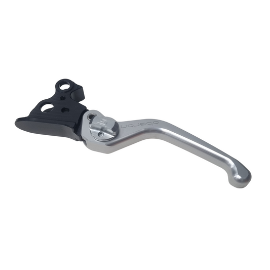 OBERON Harley-Davidson® Standard Adjustable Clutch Lever – Touring '21-'24 - Silver/Silver Switches