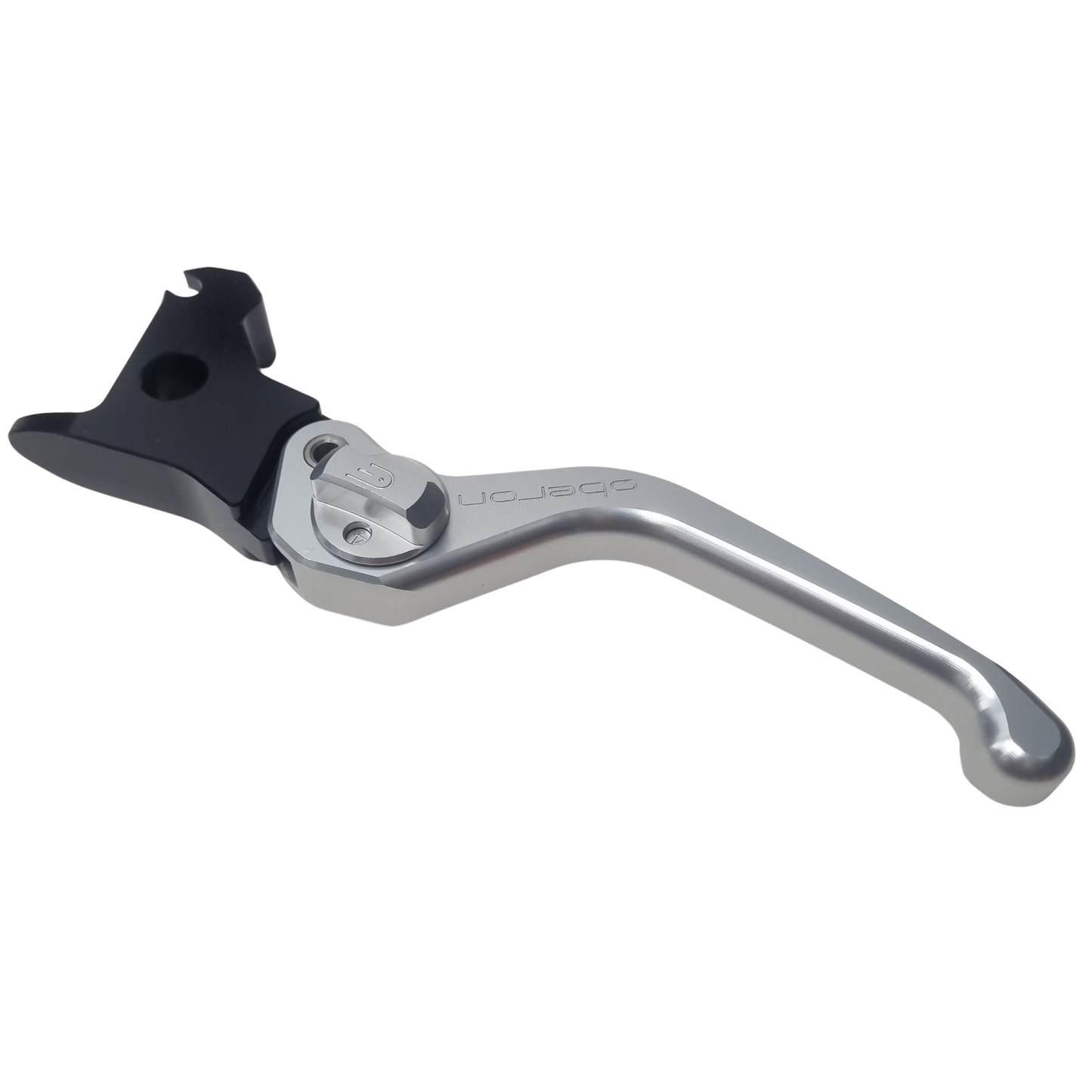 OBERON Harley-Davidson® Standard Adjustable Clutch Lever – Touring '14-'16 - Silver Blade/Black Switch