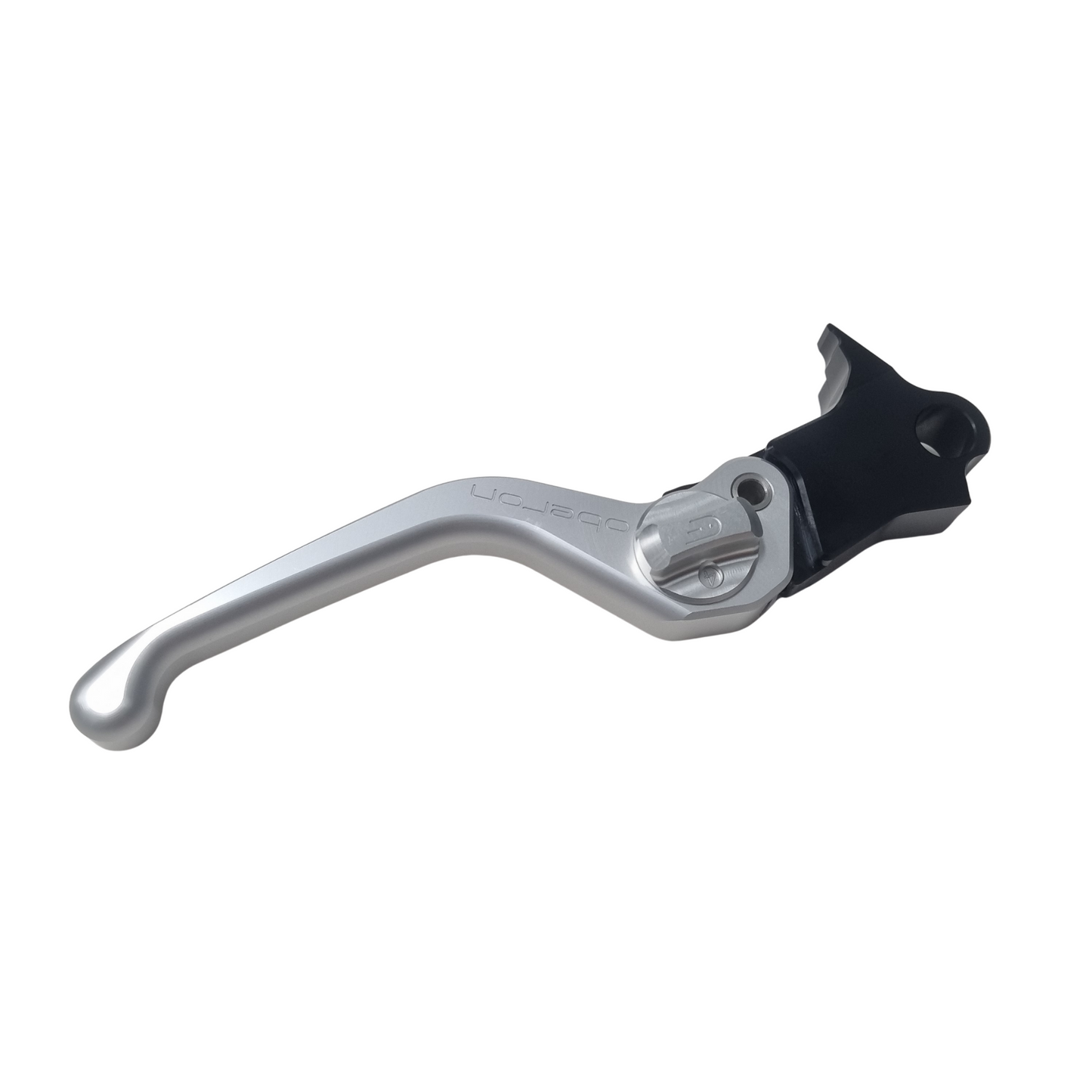 OBERON Harley-Davidson® Standard Adjustable Brake Lever - Softail '96-'14 / Dyna '96-'17 - Silver