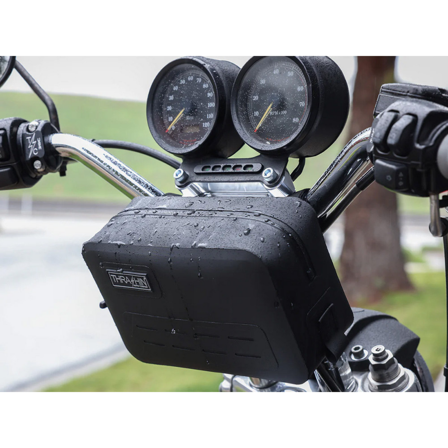 Thrashin Supply - Waterproof Handlebar Bag – Black